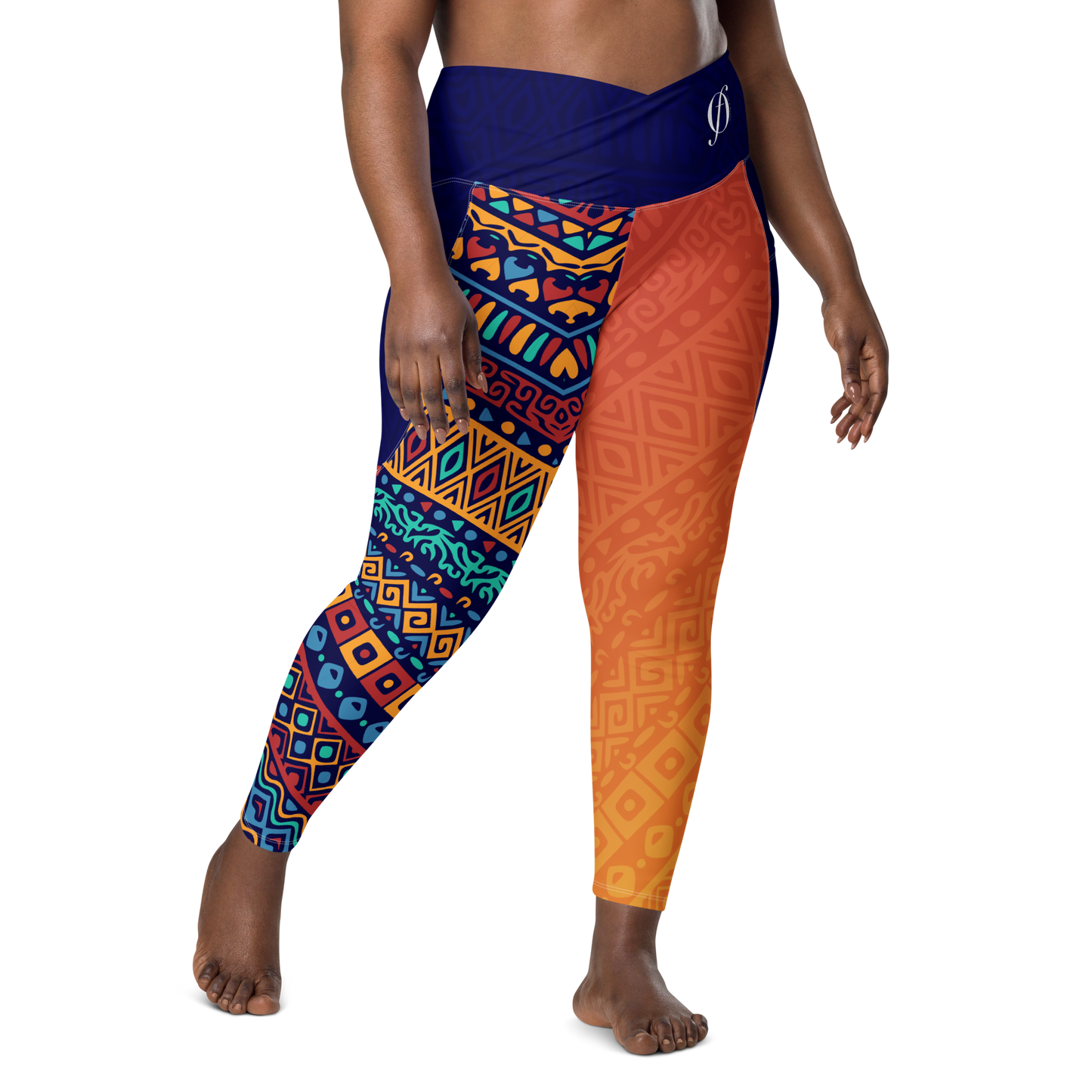 Queen Woman - Crossover leggings with pockets