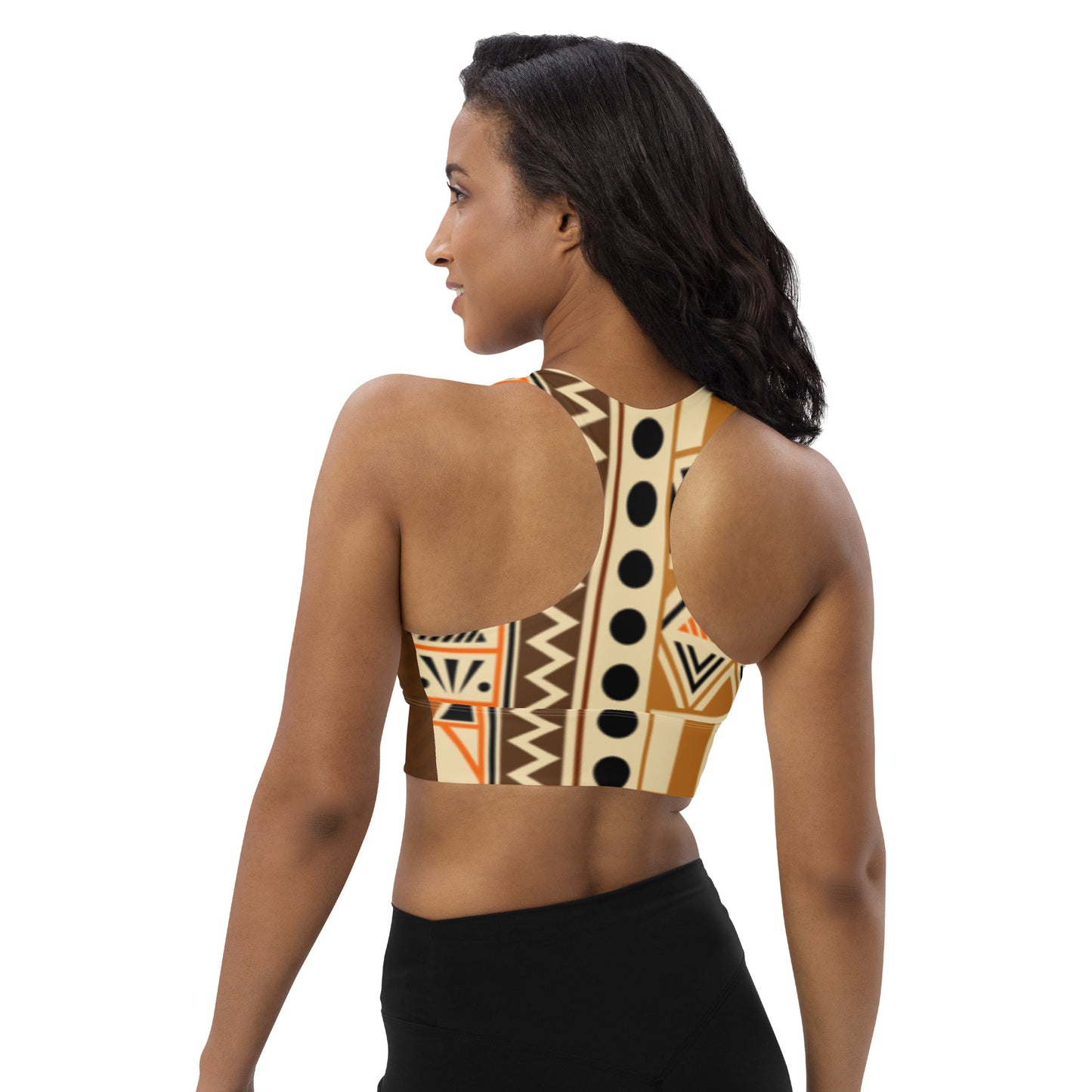 Nefertiti - Longline Sports Bra Cover